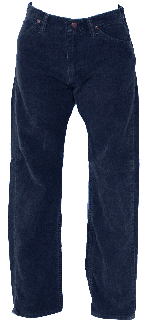 Dark blue corduroy