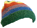 Multi-colored ski hat