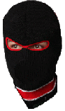 dark mask-eyes