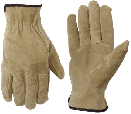 tan suede gloves